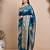 faux Kanjivaram banarasi jacquard silk blend saree with unstiched blouse piece