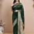 faux Kanjivaram banarasi jacquard silk blend saree with unstiched blouse piece