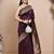 faux Kanjivaram banarasi jacquard silk blend saree with unstiched blouse piece