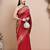 faux Kanjivaram banarasi jacquard silk blend saree with unstiched blouse piece