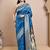 faux Kanjivaram banarasi jacquard silk blend saree with unstiched blouse piece