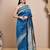 faux Kanjivaram banarasi jacquard silk blend saree with unstiched blouse piece