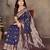 faux Kanjivaram banarasi jacquard silk blend saree with unstiched blouse piece