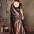 faux Kanjivaram banarasi jacquard silk blend saree with unstiched blouse piece