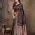 faux Kanjivaram banarasi jacquard silk blend saree with unstiched blouse piece