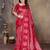 faux Kanjivaram banarasi jacquard silk blend saree with unstiched blouse piece