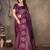 faux Kanjivaram banarasi jacquard silk blend saree with unstiched blouse piece