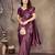 faux Kanjivaram banarasi jacquard silk blend saree with unstiched blouse piece