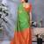 faux Kanjivaram banarasi jacquard silk blend saree with unstiched blouse piece