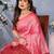 faux Kanjivaram banarasi jacquard silk blend saree with unstiched blouse piece