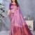 faux Kanjivaram banarasi jacquard silk blend saree with unstiched blouse piece