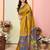 faux Kanjivaram banarasi jacquard silk blend saree with unstiched blouse piece