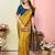 faux Kanjivaram banarasi jacquard silk blend saree with unstiched blouse piece