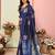 faux Kanjivaram banarasi jacquard silk blend saree with unstiched blouse piece