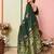 faux Kanjivaram banarasi jacquard silk blend saree with unstiched blouse piece