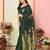 faux Kanjivaram banarasi jacquard silk blend saree with unstiched blouse piece
