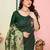 faux Kanjivaram banarasi jacquard silk blend saree with unstiched blouse piece