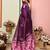 faux Kanjivaram banarasi jacquard silk blend saree with unstiched blouse piece