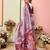 faux Kanjivaram banarasi jacquard silk blend saree with unstiched blouse piece