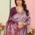 faux Kanjivaram banarasi jacquard silk blend saree with unstiched blouse piece