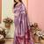 faux Kanjivaram banarasi jacquard silk blend saree with unstiched blouse piece