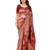 faux Kanjivaram banarasi jacquard silk blend saree with unstiched blouse piece