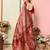 faux Kanjivaram banarasi jacquard silk blend saree with unstiched blouse piece