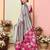 faux Kanjivaram banarasi jacquard silk blend saree with unstiched blouse piece