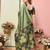 faux Kanjivaram banarasi jacquard silk blend saree with unstiched blouse piece
