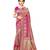 faux Kanjivaram banarasi jacquard silk blend saree with unstiched blouse piece