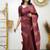 faux Kanjivaram banarasi jacquard silk blend saree with unstiched blouse piece