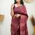 faux Kanjivaram banarasi jacquard silk blend saree with unstiched blouse piece