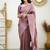 faux Kanjivaram banarasi jacquard silk blend saree with unstiched blouse piece