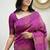 faux Kanjivaram banarasi jacquard silk blend saree with unstiched blouse piece
