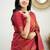 faux Kanjivaram banarasi jacquard silk blend saree with unstiched blouse piece