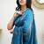 faux Kanjivaram banarasi jacquard silk blend saree with unstiched blouse piece