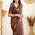 faux Kanjivaram banarasi jacquard silk blend saree with unstiched blouse piece