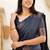 faux Kanjivaram banarasi jacquard silk blend saree with unstiched blouse piece
