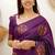 faux Kanjivaram banarasi jacquard silk blend saree with unstiched blouse piece