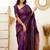 faux Kanjivaram banarasi jacquard silk blend saree with unstiched blouse piece