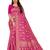 faux Kanjivaram banarasi jacquard silk blend saree with unstiched blouse piece