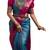 faux Kanjivaram banarasi jacquard silk blend saree with unstiched blouse piece