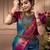 faux Kanjivaram banarasi jacquard silk blend saree with unstiched blouse piece