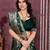 faux Kanjivaram banarasi jacquard silk blend saree with unstiched blouse piece