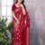 faux Kanjivaram banarasi jacquard silk blend saree with unstiched blouse piece