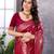faux Kanjivaram banarasi jacquard silk blend saree with unstiched blouse piece