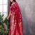 faux Kanjivaram banarasi jacquard silk blend saree with unstiched blouse piece