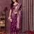 faux Kanjivaram banarasi jacquard silk blend saree with unstiched blouse piece