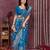 faux Kanjivaram banarasi jacquard silk blend saree with unstiched blouse piece