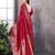 faux Kanjivaram banarasi jacquard silk blend saree with unstiched blouse piece